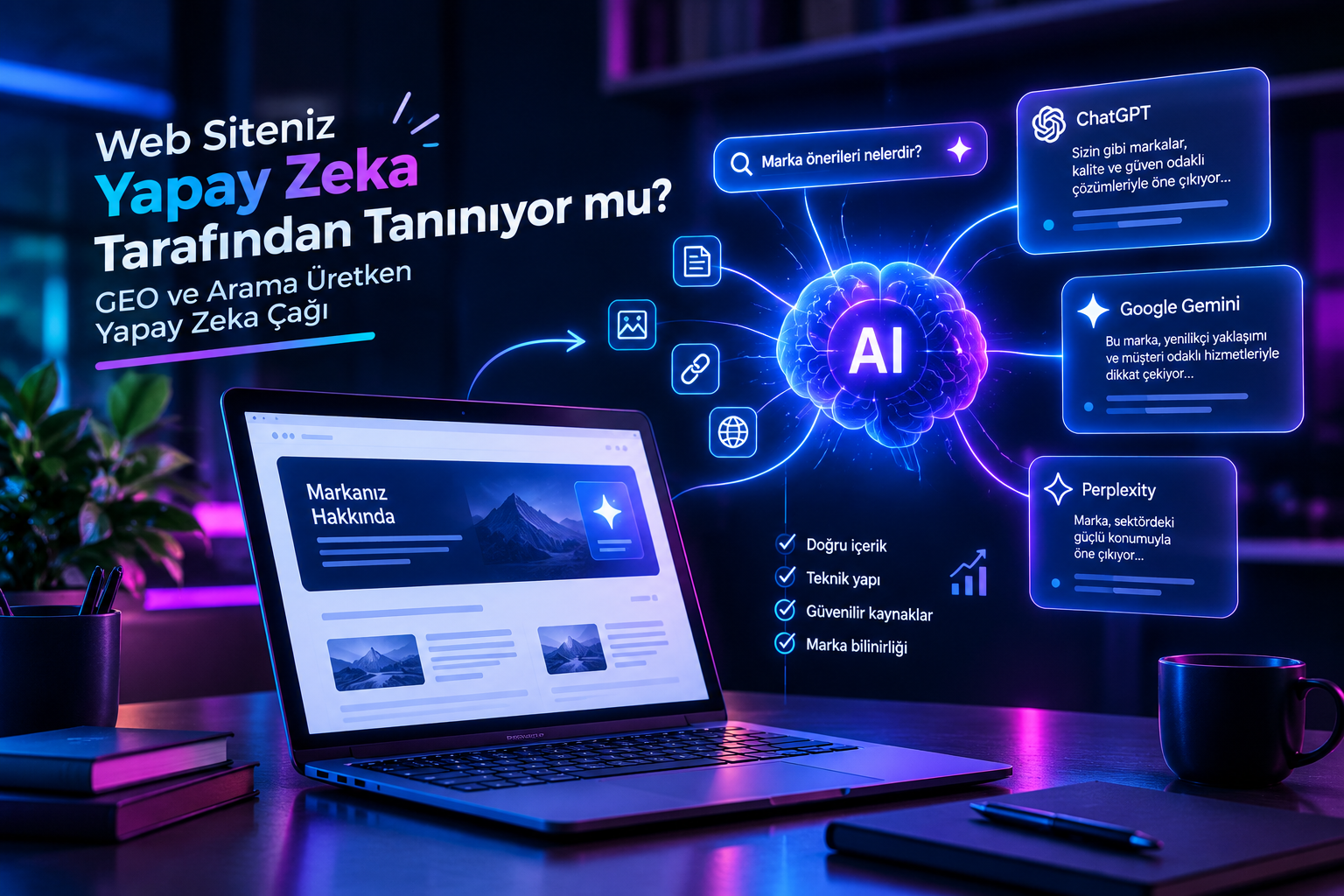 Web Siteniz Yapay Zeka Tarafından Tanınıyor mu? GEO ve Arama Üretken Yapay Zeka Çağı