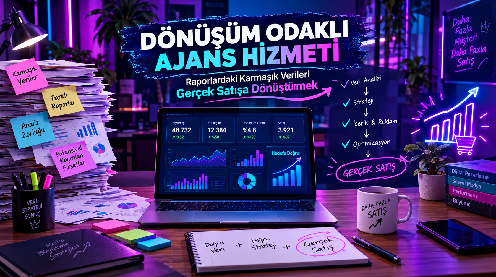 Dönüşüm Odaklı Ajans Hizmeti: Raporlardaki Karmaşık Verileri Gerçek Satışa Dönüştürmek